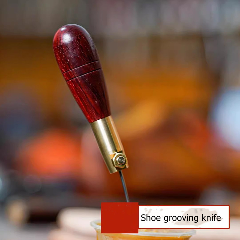 Sandalwood Sewing Awl W/ Solid - Leatherwork Awl ulasan dan harga