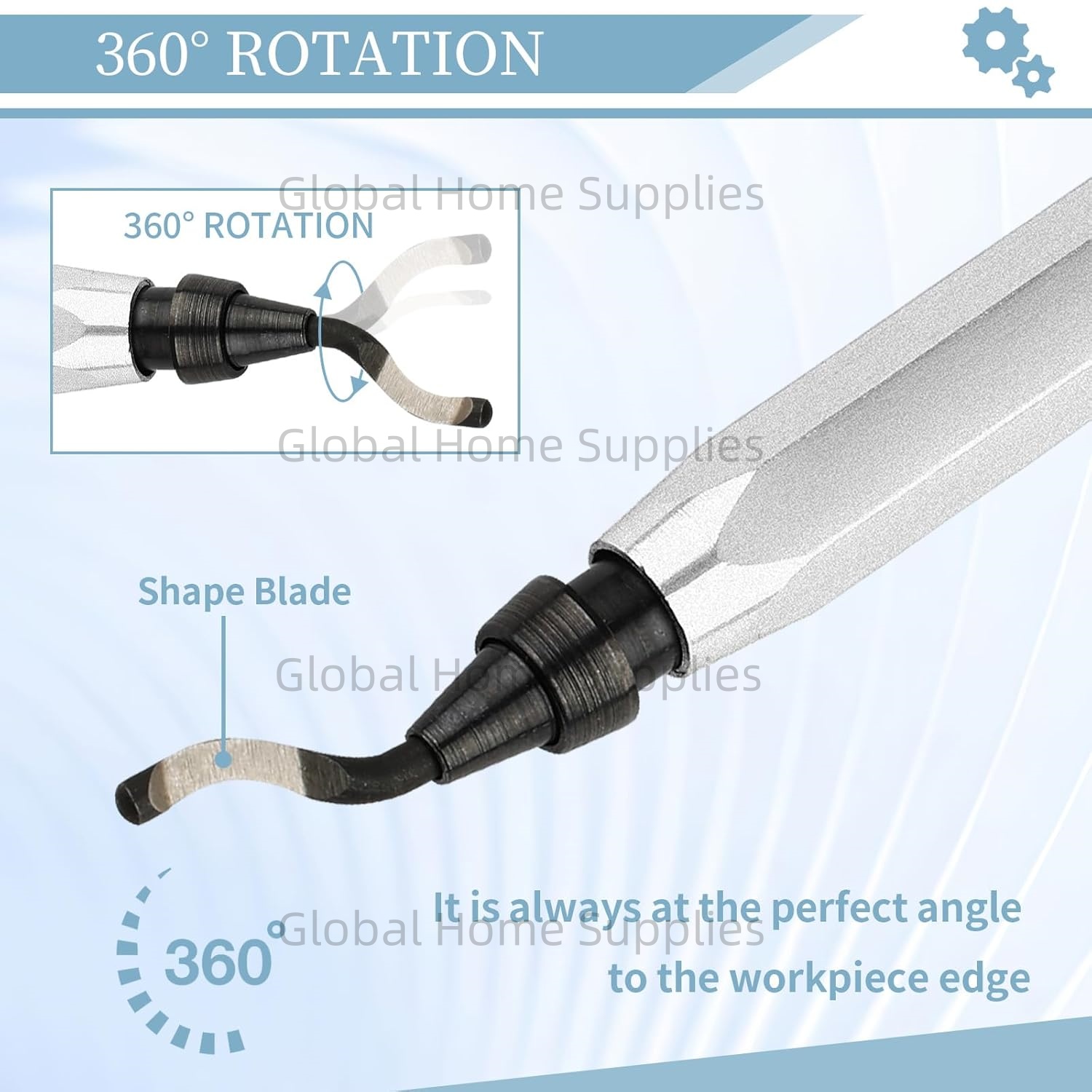 Deburring Tool with 10 Extra H - Swivel Knife Tool ulasan dan harga