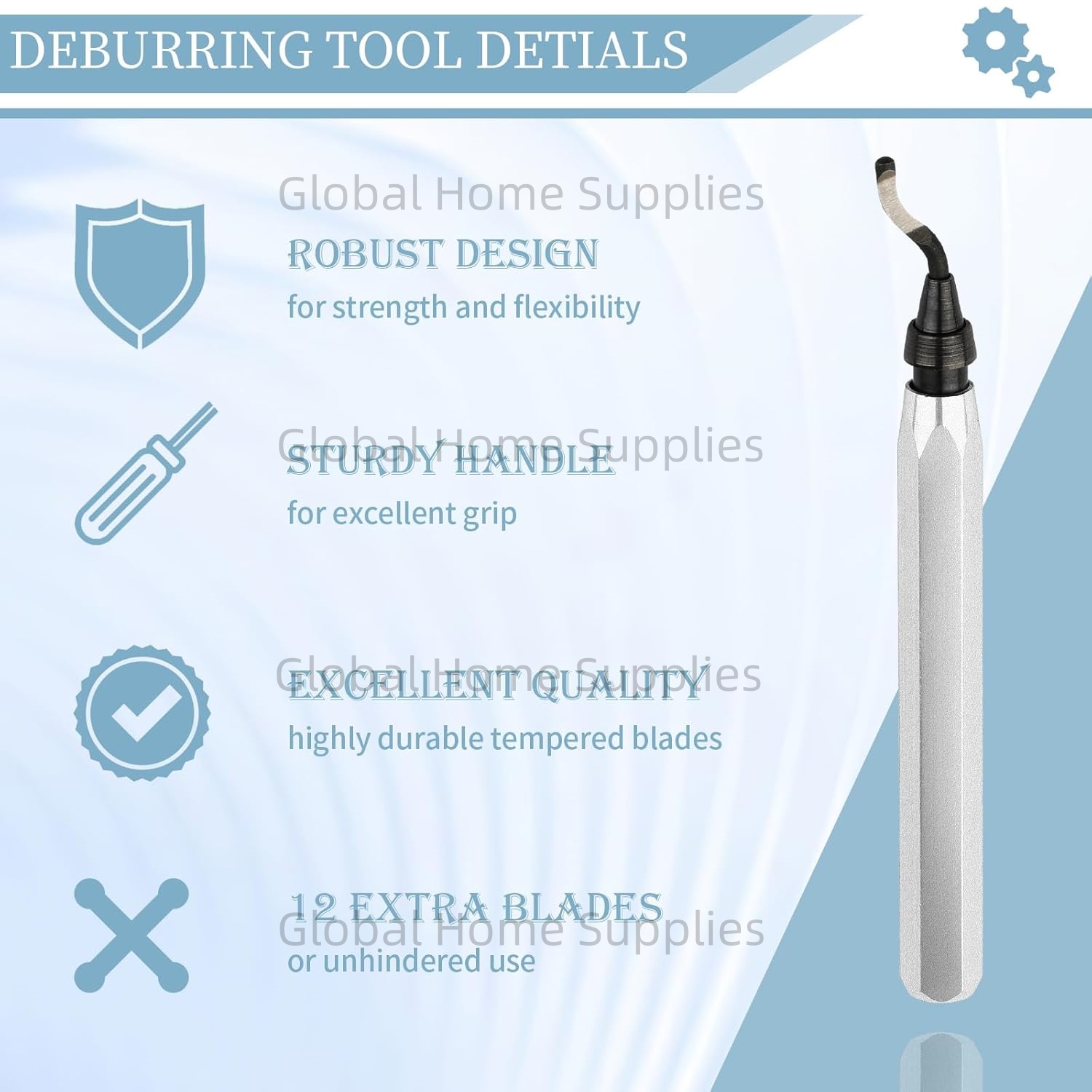 Deburring Tool with 10 Extra H - Swivel Knife Tool ulasan dan harga