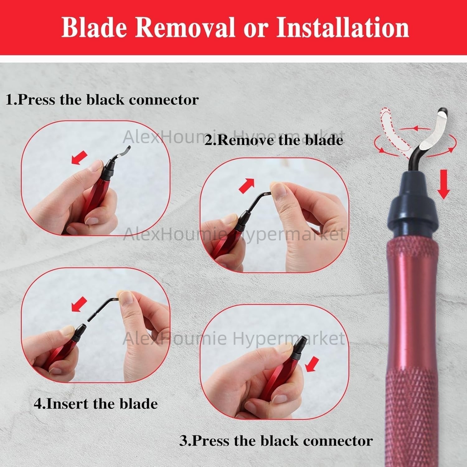 RB1288 Deburring Tool Kits wit - Swivel Knife Tool ulasan dan harga