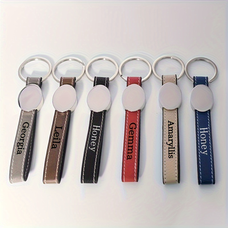 Personalised Name Keychain, Zi - Leatherwork Keychain ulasan dan harga