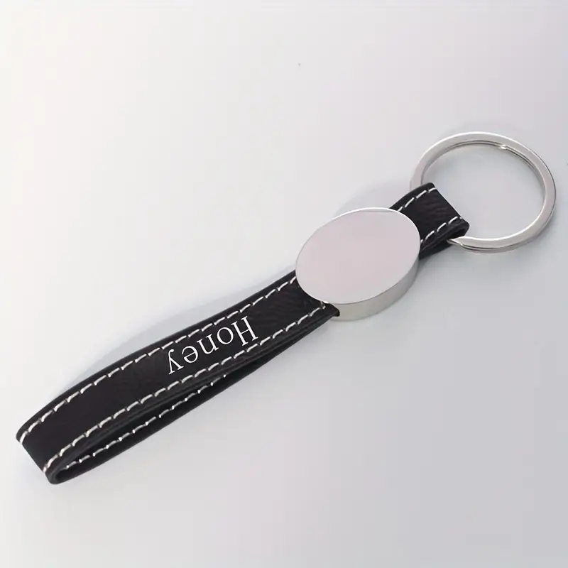 Personalised Name Keychain, Zi - Leatherwork Keychain ulasan dan harga